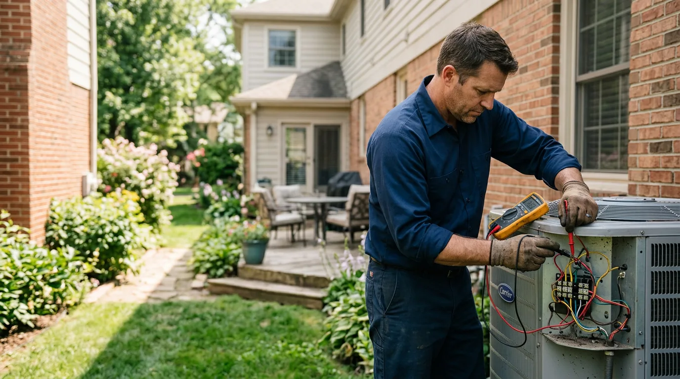 HVAC technician working near Boswell, PA